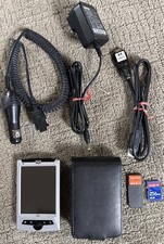 HP IPAQ RZ1715 Pocket PC PDA Microsoft w Case SD Card WiFi Adapter Charger Mint