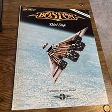 Boston Third Stage Songbook, Guitar Edition with vocals 1987 Cherry Lane Music