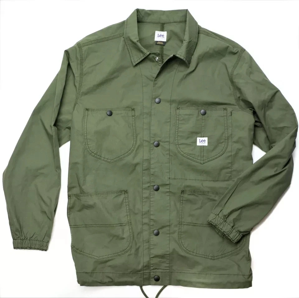 LEE HERITAGE COACHES JACKET colore oliva uomo taglia M NUOVO