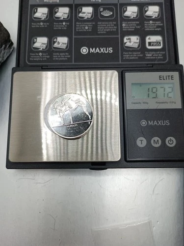 silver bullion 19.72g Silver