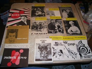 Lot of 1960's 1970's Playbill & Stage Theatre Magazines Johnny Mathis Program