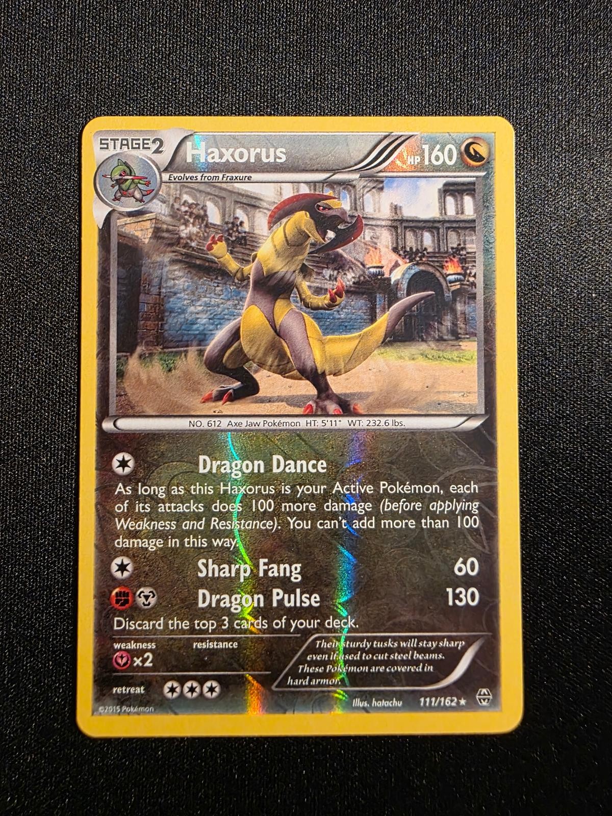 Haxorus 111/162 BREAKthrough Rare Reverse Holo Near Mint