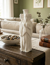 Hecate Triple Goddess 3D Printed Statue - 9.5" White Greek