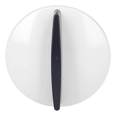 easyPART passend für STIEBEL ELTRON 254307 Knebel Drehknopf weiß blau