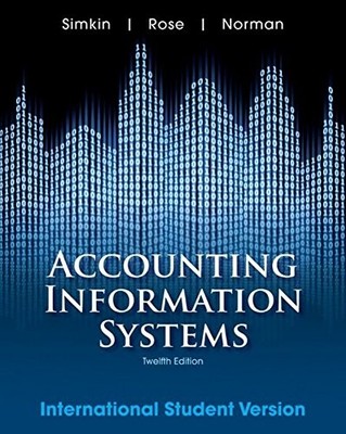 Accounting Information Systems,Mark G. Simkin, Carolyn A. Strand