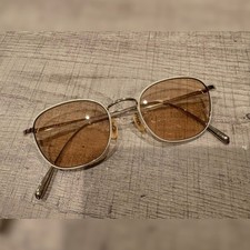 BJ CLASSIC COLLECTION PREM-131S NT White Gold Glasses Frame 50-20 Made in Japan