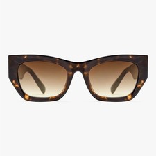 SOJOS Trendy Rectangle Cateye Sunglasses Womens Mens