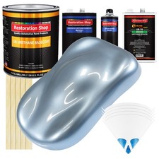 Glacier Blue Metallic Gallon Urethane Basecoat Clearcoat Car Auto Paint Kit