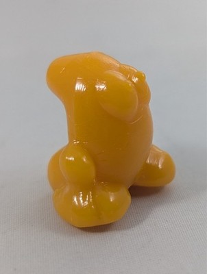 GOGO'S Vintage CRAZY BONES Solid Light Mustard YELLOW EGGY Original 1996 Classic