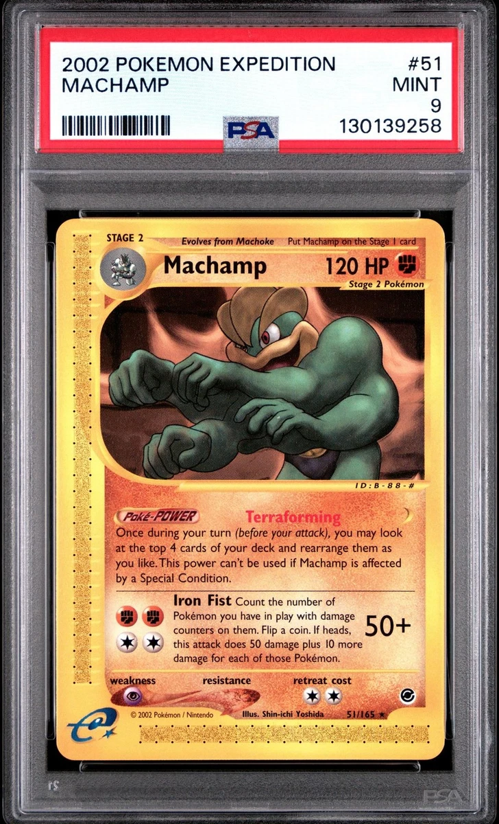 Machamp Pokémon TCG Expedition Base Set Individual Collectible