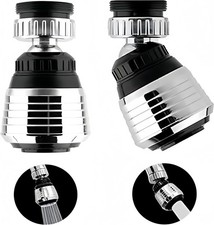2PCS 360 Degree Swivel Faucet Aerator Deluxe Water Saving Sprayer...