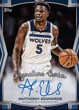 Topps NBA Collect Signature Series 26 - Anthony Edwards - Silver SR [Digital]