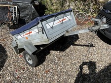 ERDE 122 Trailer Small Utility Trailer Good Condition Tow Hitch Garden Camping