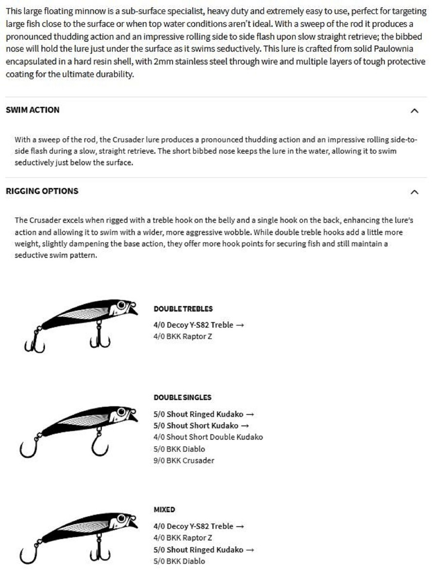 Malosi CR180M-NO Crusader 180F Floating Lure Necro (1266) | eBay