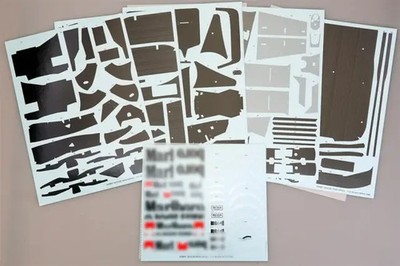 Hobby Design 1/12 McLaren MP4/4 Carbon Decal ＆sponsor Decal for Beemax JP 16310