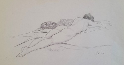 Original Signed Illustration By Leone Frollo 