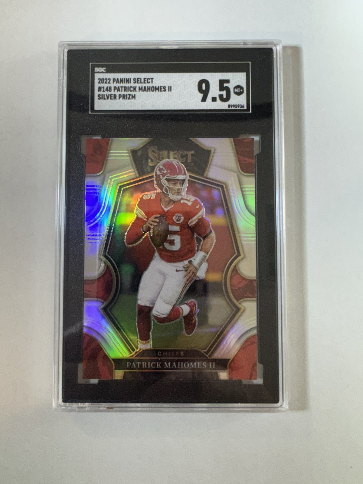 2022 Panini Select #148 Patrick Mahomes II Silver Prizm