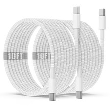 USB C to C Charging Cable 10ft, 60W Fast Type C C Charger 10 Feet, Grey