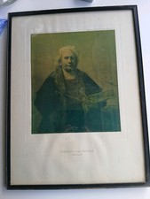 Vintage Print Of  Rembrant By George Pulman & Sons, UK