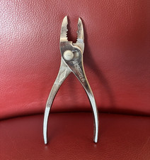 Duluth N-16 Adjustable Pliers, Steel, 6 in, Silver, Made in USA