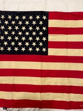 RALPH LAUREN POLO UNITED STATES FLAG BANDANA SCARF 26" x 26" SQUARE