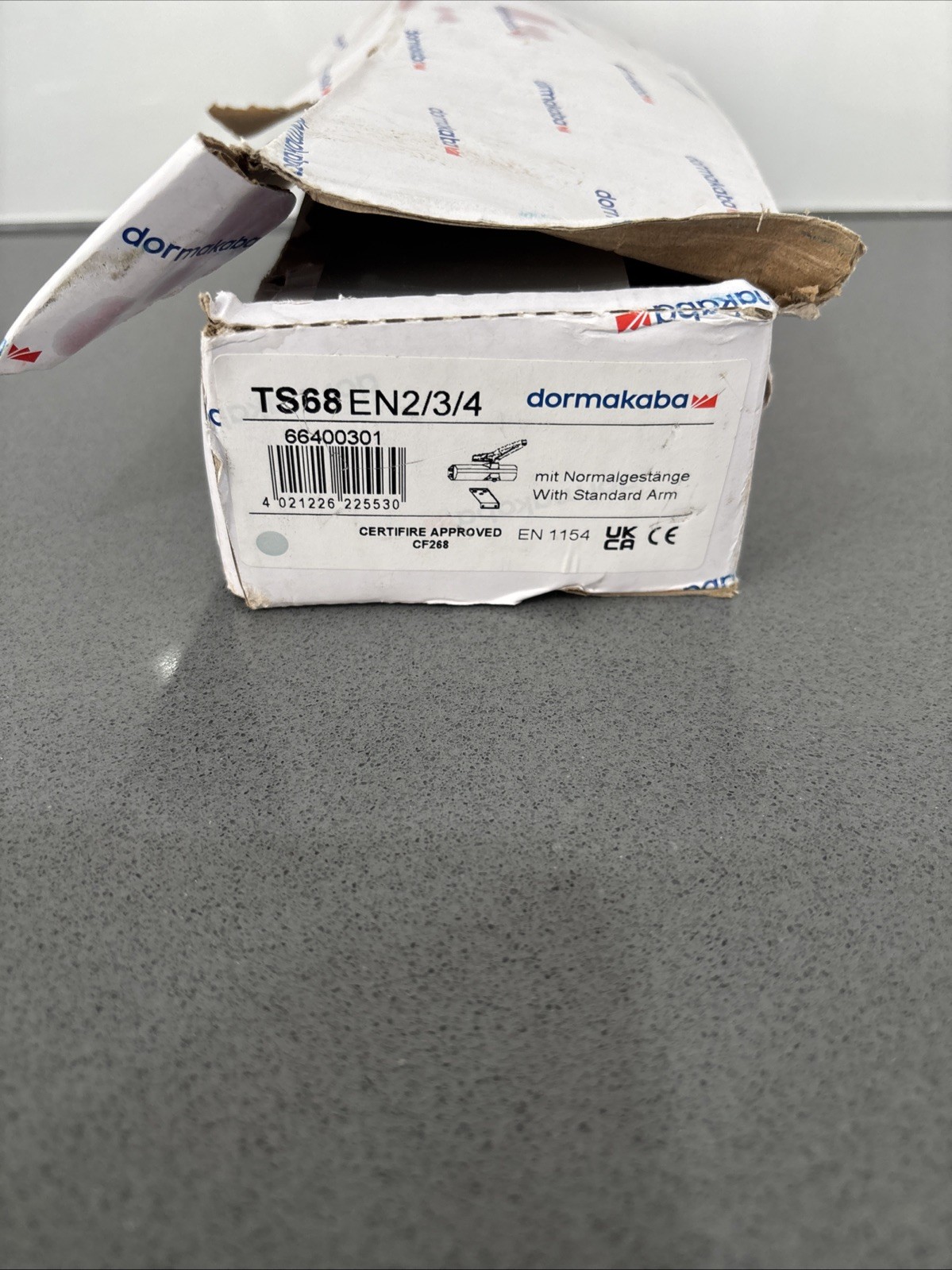 Dorma TS68 Overhead Door Closer Size EN 2/3/4