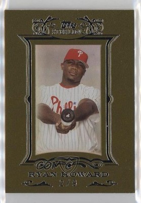 2007 Topps Sterling Gold 2/9 Ryan Howard #142 1v48