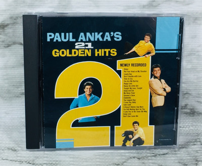 PAUL ANKA'S 21 GOLDEN HITS (1963) DIGITALLY REMASTERED (CD) FULL HITS ALBUM ROCK