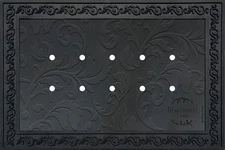 Briarwood Lane Outdoor Rubber Doormat Tray Floral Design