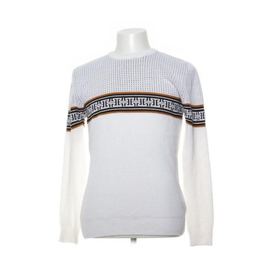 Blvck Scvle, Strickpullover, Größe: XL, Weiß/Schwarz/Mehrfarbig #2uB