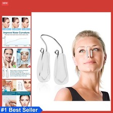 Nose Shaper Clip Silicone Stainless Steel Nose Lifter Slimming Device Pain Free