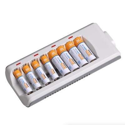 THE PERFECT PART 8 Bay AA AAA Battery Smart Charger | 12 v High-Speed Household