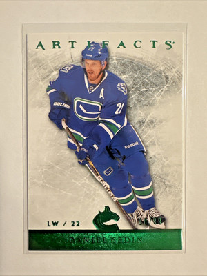 Henrik Sedin 2012-13 Upper Deck Artifacts Hockey Emerald #18/99 RARE Pack Fresh