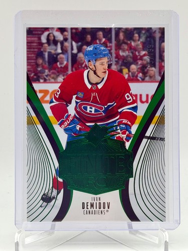 2025-26 Upper Deck SPX Ivan Demidov Finite RC /199 Emerald Green Canadiens