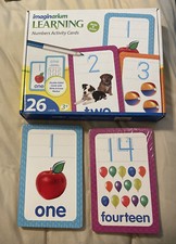 Imaginarium Learning Numbers Activity Cards 1-26 Write and Dry Erase No Marker