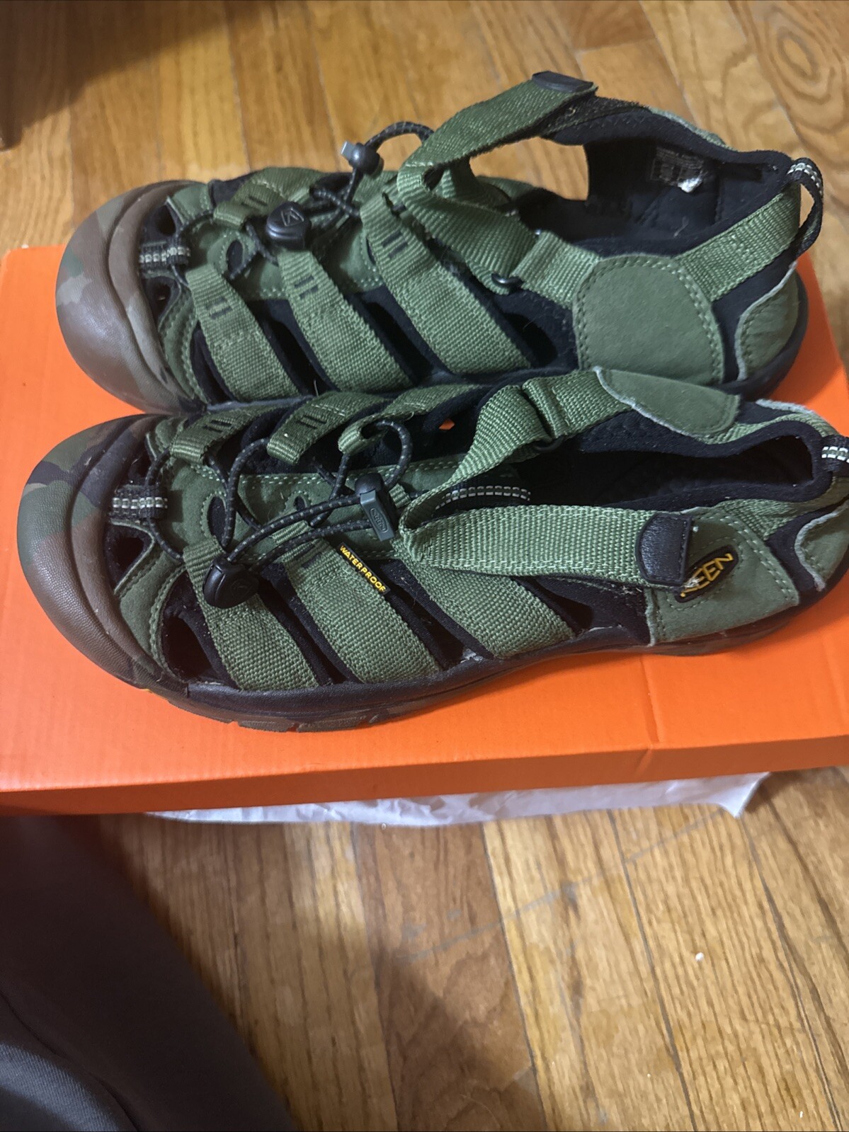 Keen Shoes Uomo 7 Verde Mimetico Newport H2 Sport Impermeabile Escursionismo Sandalo