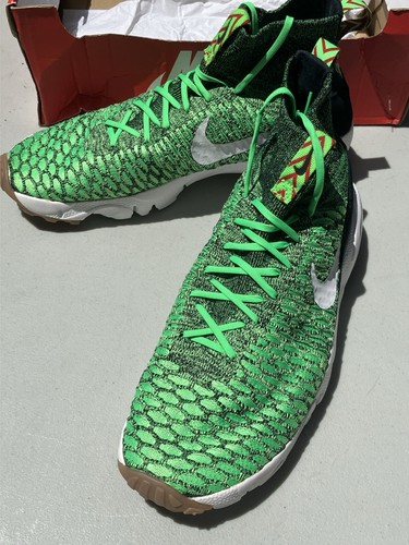 NIB Nike Air Mens Size 10 Footscape Magista Flyknit 'Poison Green' NEW Shoes
