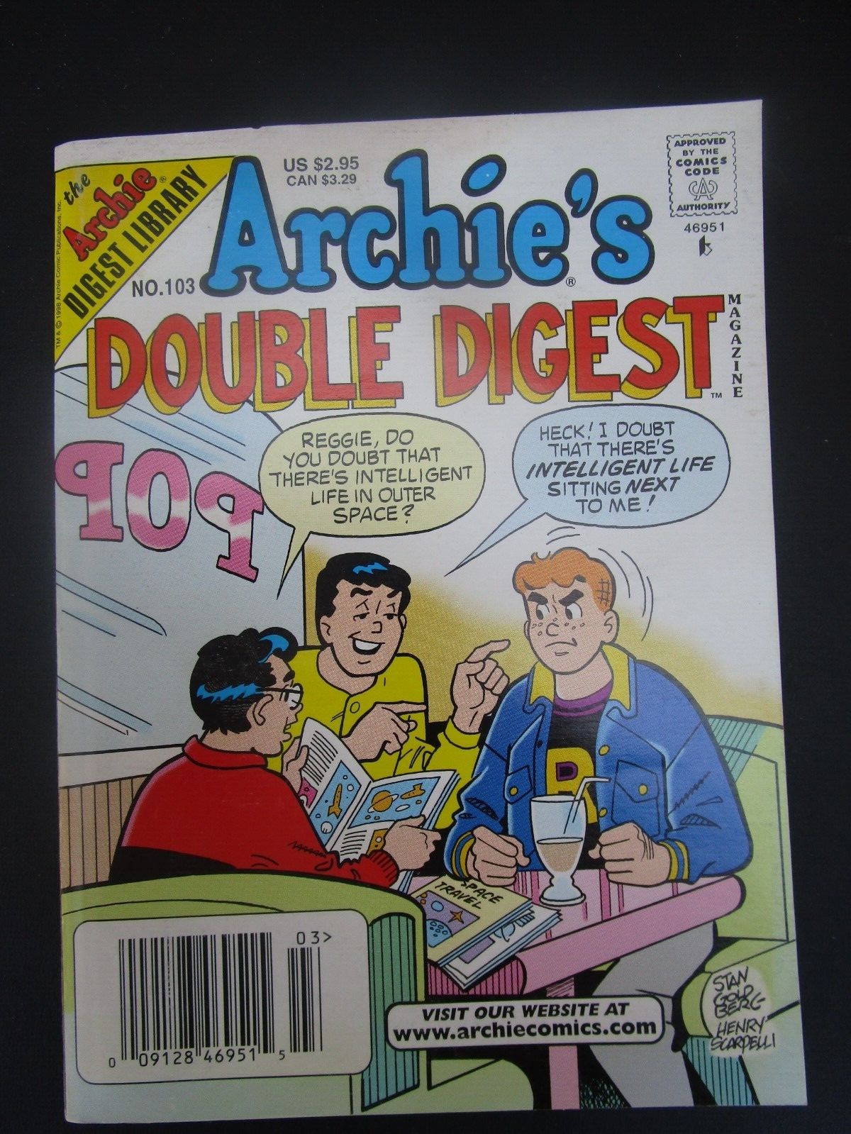The Archie DIGEST LIBRARY, 1998 #103 Issue, Archie's Double Digest ...