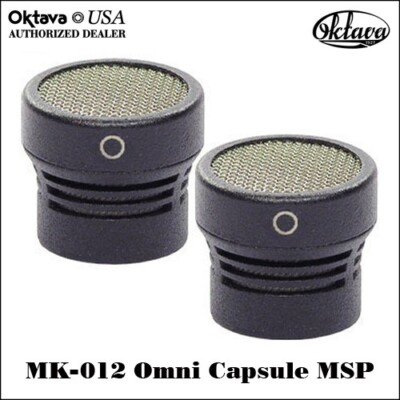 Oktava - MK-012 Omni Matched Stereo Capsule Pair - Black - Brand New