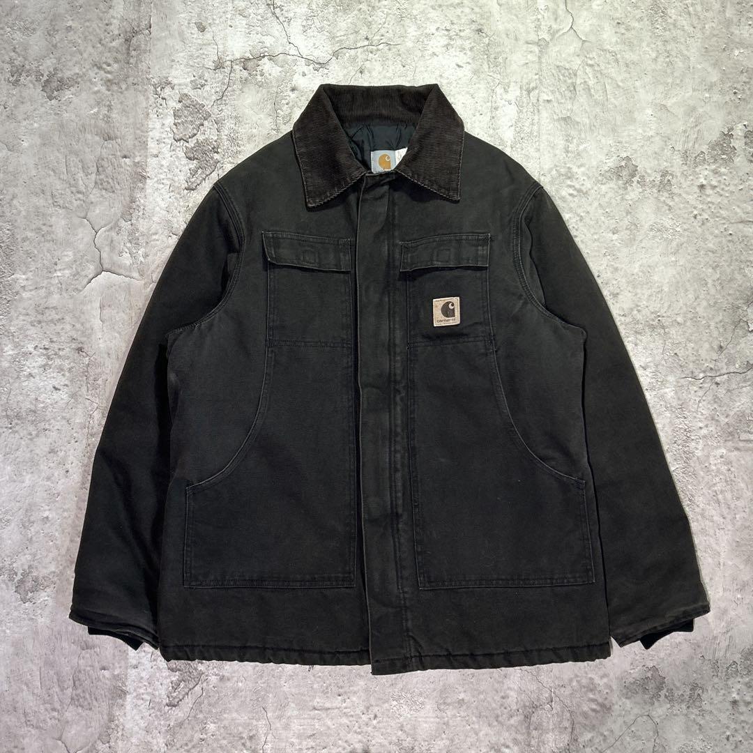 Carhartt Vintage 90s Traditional Coat Jacket L Onyx Black Brown | eBay