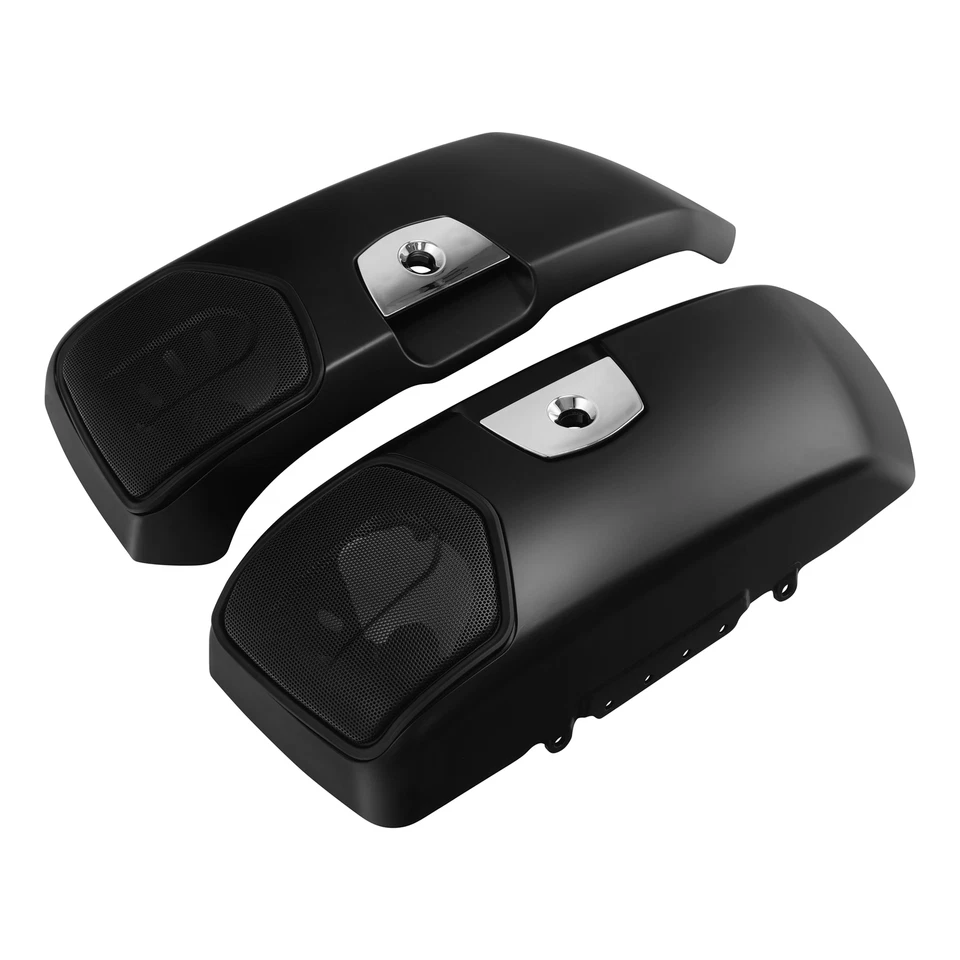 Fundas de tapas de alforjas negras mate aptas para Indian Chieftain Dark Horse 2019-2023 Foto 3 de 4