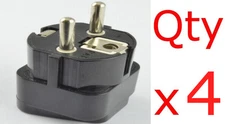 4pk USA US UK Canada to Germany German Outlet Plug Adapter Converter