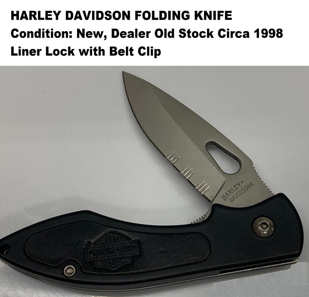 HD4 HARLEY DAVIDSON LINER LOCKBACK KNIFE BY UNITED CUTLERY | eBay