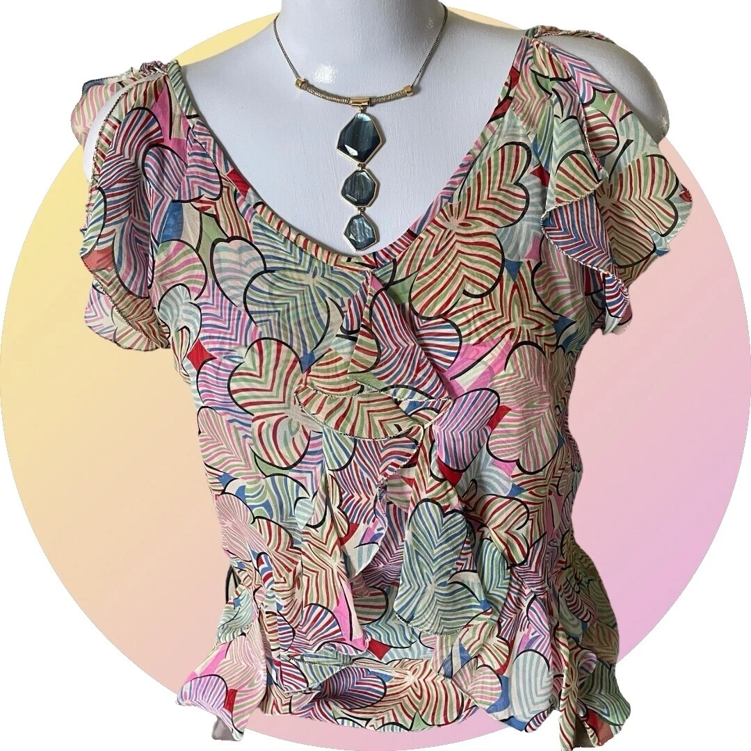 Camisas de Seda Marc Jacobs Geométrico para mulheres