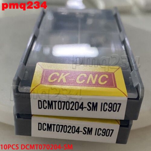 10 piezas DCMT 070204-SM IC907 DCMT 2-1 SM IC907 insertos de orificio interior para SDUCR - Imagen 3 de 3