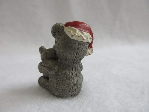 Santa Bear Spoontiques Pewter Miniature Figure #966 - Bild 2 von 4