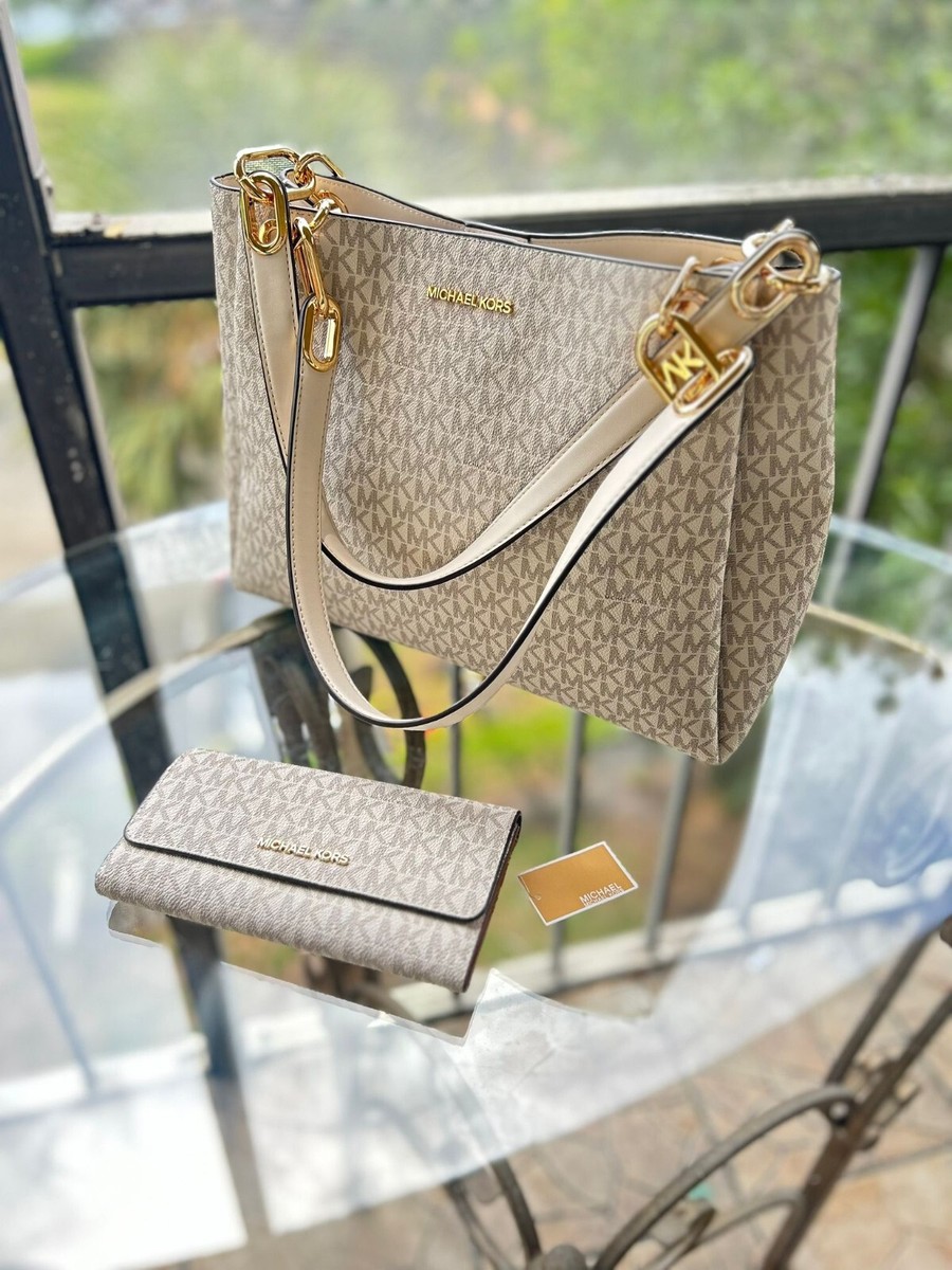 MICHAEL KORS LADY LARGE SHOULDER TOTE BAG HANDBAG PURSE SATCHEL