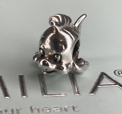 Chamilia 2010 Disney Little Mermaid Flounder Sterling Silver 925 Charm  Retired UK
