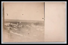 Iconic Rppc, TWO YOUNG CHILDREN, Outdoors, Dress Clothes, Hats, AZO 1904-1918