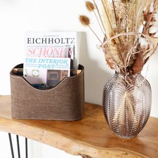 YINMIT Zeitschriftenständer Aus Holz & Metall – Vintage-Look, Robust Und Praktisch